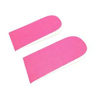 XMHF Women Pink Foam Half Height Increase Insole 0.79"(2cm) Height 4 Pairs