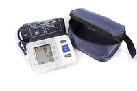 Baymore Automatic arm Blood Pressure Monitor Cuff, Digital BP Meter Large LCD Display, tubing, Batteries & Bag Included, Pulse, Heart-Rate, Hypertension Irregular Heartbeat Detector, Clinical & Home