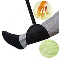 Aircraft high-Speed Rail Foot Hammock - Prevents Stiff and Swollen Portable Pedals During Long Flights - Adjustable Height