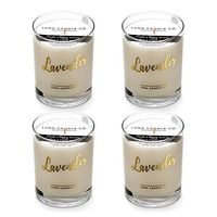 LUNA CANDLE CO. Lavender - Scented Luxurious Candles - 11 Oz (4 Pack)