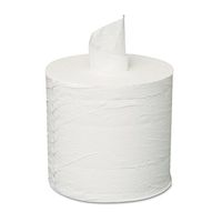General Supply Centerpull Towels, 2-Ply, White, 6 Rolls/Carton