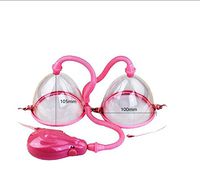 Electric Dual Breast Vacuum Suction Cup Pump Amplifier Magnification Magnification Set (Small)