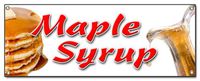 Maple Syrup Banner Sign Pancakes Waffles Vermont
