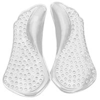 Healifty Women Arch Support Shoe Insoles Half-Length Gel Arch Inserts Arch Pad for Relieve Pressure Feet Pain Flat Feet Plantar Fasciitis (Transparent)