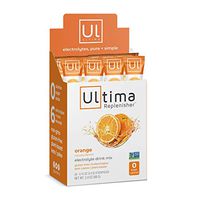 Ultima Replenisher Electrolyte Hydration Powder, Orange, 20 Count Stickpacks - Sugar Free, 0 Calories, 0 Carbs - Gluten-Free, Keto, Non-GMO with Magnesium, Potassium, Calcium, 2.4 Ounce (Pack of 1)