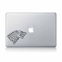 Game Of Thrones House Stark Direwolf Macbook Decal Vinyl Sticker Apple Mac Air Pro Laptop Sticker