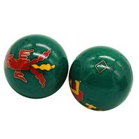 1.85'' Baoding Health Balls Chinese Exercise Stress Balls Craft Collection (Dragon&Phoenix Green, L)