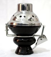 Hookah Bowl BLACK Wind Cover Shisha Bowl Charcoal Screen for Hookah by Hookah4sale Bowls