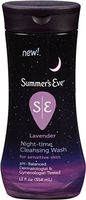 Summer's Eve Night-Time Sensitive Skin Cleansing Wash, Lavender 12 oz (Pack of 6)