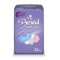 Prevail Bladder Control Pads Moderate to Heavy Incontinence Protection Extra Absorbency 3.5" X 10"