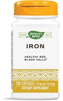 Nature's Way Iron, 100 Capsules (Pack of 2)
