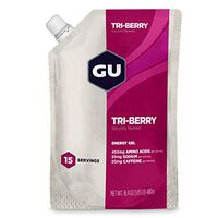 GU Energy Original Sports Nutrition Energy Gel, 15-Serving Pouch, Tri-Berry