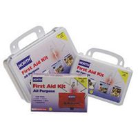 Honeywell 010101-4354L North by Plastic 25 Person General Purpose Portable First Aid Kit, English, 30.68 fl. oz, Plastic, 1" x 1" x 1"