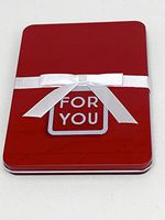 Gift Card Holder - Gift Card Box, Great for Christmas and Valentine's Day Gift Cards (6 Pack, Red Tine Bow)