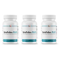 Stop Aging Now - BetaPollen Plus Prostate Support - with Beta Sitosterol, Pollen Extract and Lycopene - 90 Veggie Caps (3 Bottle Multi-Pack)