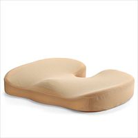 XIAOBUDIAN Premium Comfort Seat Cushion - Orthopedic Tailbone Seat Cushion for Office Chair, Car, Truck, Wheelchairs, Etc.Provides Relief for Lower Back Pain (Color : Light tan)