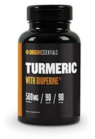Origin Essentials Turmeric 500mg (90 Capsules) with BioPerine