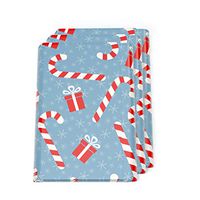 Cloaked Box - Easy Gift Wrapping Kit Multi-Pack - 3 x Candy Cane Lane - Large (17.5 x 12 x 4 inches)