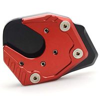 Frames & Fittings Motorcycle Side Stand Enlarger Plate Extension Pad for Honda X-ADV XADV x-adv ampliar 2017 2018 - (Color: Red)