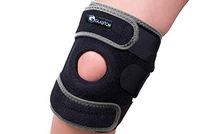 GLADTON Knee Brace Support for Arthritis Meniscus Tear ACL MCL LCL Sports Exercise Pain. Regular Size, Large, XL, XXL, XXXL 2XL 3XL. Top Comfort Adjustable Open Patella Stabilizers Women Men - 4 Sizes