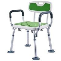 ZHAO XIN Shower Chair with Arms and Back | Adjustable Height Medical Bath Tool | Anti Skid and No Slip Bathtub Seat | for Handicap,Disabled, Seniors and Elderly (Color : B)