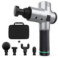 Jancane Massage Gun Deep Tissue Massager, Handheld Muscle Massager for Pain and Soreness Relief, Portable Electric Percussion Massager with Super Quiet Brushless Moter