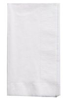 Perfectware 2 Ply Dinner Napkin White- 100 2-Ply White Dinner Napkins, 3" Height, 4" Width, 8" Length (Pack of 100)
