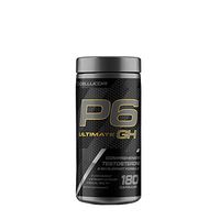 Cellucor P6 Ultimate GH Testosterone Booster for Men, Growth Hormone Support Pills for Protein Synthesis & Fat Metabolism, 180 Capsules
