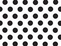 Polka Dot Design Printed Tissue Paper for Gift Bags 24 Decorative Sheets 20" X 30" (Black Polka DOT)