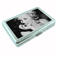 Marilyn Monroe Metal Silver Cigarette Case Holder Box
