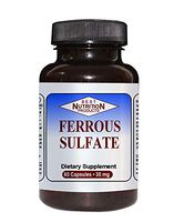 Ferrous Sulphate, The Source of Iron and Energy (30mg - 60 caps)