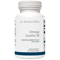 Omega Soothe SR – Combination Omega 3’s & Curcumin with Triglyceride Delivery System for 3X Absorption - 30 Day Supply - Non GMO