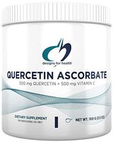Designs for Health Quercetin-Ascorbate Powder - 500mg Quercetin + Vitamin C for Histamine Balance Support (100 Servings / 100g)
