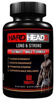 HARD HEADD Pills for Ultimate Male XXL Size, Enlargement Booster, Reach Your Climax, Improve Performance & Endurance, Improve Stamina - Mood - Maxx Out Performance All Natural Made in USA