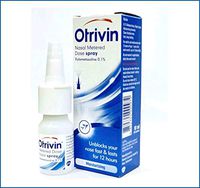 Otrivin Nasal Metered Dose Spray Moisturizing Formular with Xylometazoline 0.1% (60 Meterd dose) Unblocks Your Nose Fast & Lasts for 12 Hours