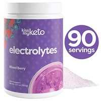 Kiss My Keto Electrolyte Powder — Mixed Berry, Keto Electrolyte Supplement (90 Servings) | Refreshingly Fruity, Keto Electrolytes Hydration Drink Mix | Zero Carbs, Zero Calories, Sugar Free