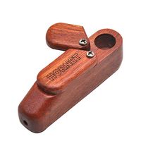 LLAKED Portable Jamaican Pipe Mini Handmade Foldable Tobacco Tube