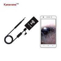 Kanavano USB Visual Ear Spoon,3 in 1Nose and mouth Borescope Inspection Camera Waterproof Visual earpick (WIFI otoscope 1 million pixels)