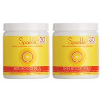 Hydrolyzed Collagen Powder - Sparkle Skin Boost Plus (Apple Ginger) [2-Pack of 30-Serves] VERISOL Collagen Peptides Protein Powder Vitamin C, Non-GMO Collagen Supplement Keto Protein Powder Nutrition