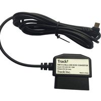 Tracki OBD to Micro USB Wiring Cable - Used for GPS Tracker Hook up to a car or a Truck - 12V Input