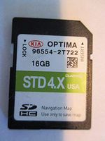 2T722 2014 2015 2016 KIA OPTIMA Navigation MAP Sd Card ,GPS UPDATE , U.S.A OEM PART # 96554-2T722 16GB 4.X USA