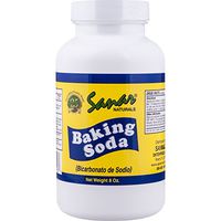 Sanar Naturals Baking Soda 8 ounce - Bicarbonato de Sodio, Antacid, Household Uses, Cleaning and More