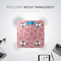 Bluetooth Weight Scales for People Cartoon Cute Dessert Strawberry Donut Scales Digital Weight Body Fat Composition Monitor Analyzer with Smartphone App for Body Management-396 Lbs