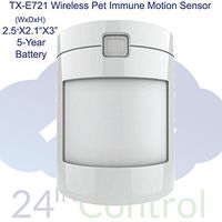 Interlogix TX-E721 Wireless Pet-Immune Motion Detector for Simon XT/XTi, Concord, NX, Qolsys systems