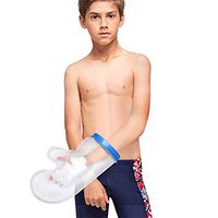 HighlifeS Waterproof Cast Cover for Shower & Bath, Reusable Adult Kid Hand Arm Foot Knee Keeps Casts & Bandages Dry Full Watertight Protection (Kid Hand)