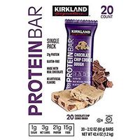 Kirkland Signature Protein Bars Chocolate Chip Cookie Dough, 20-count 2.12OZ