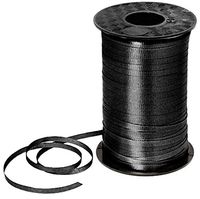 PMU Curling Ribbon 3/16" Inch X 500 Yards Black (1/Pkg) Pkg/3