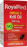 Webber Naturals Omega-3 Krill Oil 500 mg, 60 Softgels