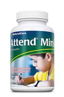 VÄXA Attend Mini | Healthy Mental Alertness, Focus & Mood Support for Children | Homeopathic Formula | Small, Easy-to-Swallow | 120 Capsules
