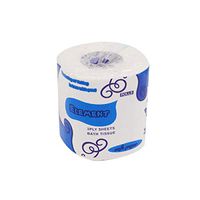 4-Ply Large Roll Toilet Bath Paper Tissue 12 Packs Per Case (White 3 ply, 12 Draw Out Bag/Box)